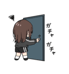 黒パーカーちゃん(イメチェンver.)⑲（個別スタンプ：3）