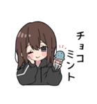 黒パーカーちゃん(イメチェンver.)⑲（個別スタンプ：31）