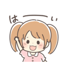 育児ママ＆パパへ☆幼児スタンプ女の子ver.（個別スタンプ：3）