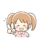 育児ママ＆パパへ☆幼児スタンプ女の子ver.（個別スタンプ：6）