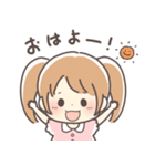 育児ママ＆パパへ☆幼児スタンプ女の子ver.（個別スタンプ：17）