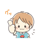 育児ママ＆パパへ☆幼児スタンプ男の子ver.（個別スタンプ：4）