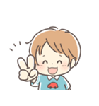 育児ママ＆パパへ☆幼児スタンプ男の子ver.（個別スタンプ：6）
