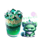 Sparkling sweets ＆ Colorful cats（個別スタンプ：23）