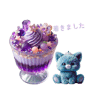 Sparkling sweets ＆ Colorful cats（個別スタンプ：27）