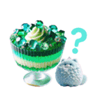 Sparkling sweets ＆ Colorful cats（個別スタンプ：32）
