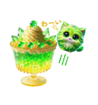 Sparkling sweets ＆ Colorful cats（個別スタンプ：36）