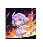 おちゃめなミニ女神さまの神対応スタンプ2（個別スタンプ：1）