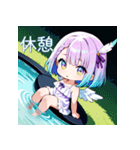 おちゃめなミニ女神さまの神対応スタンプ2（個別スタンプ：3）