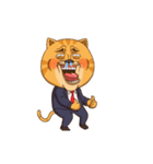うっかりイケにゃん課長2（個別スタンプ：8）