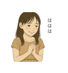 憂鬱な女「まる」（個別スタンプ：4）