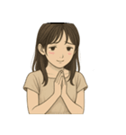 憂鬱な女「まる」（個別スタンプ：5）