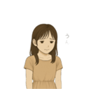 憂鬱な女「まる」（個別スタンプ：6）