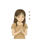 憂鬱な女「まる」（個別スタンプ：8）