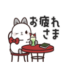 飛び出す♪大人可愛いうさぎレディ5（個別スタンプ：4）