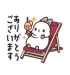 飛び出す♪大人可愛いうさぎレディ5（個別スタンプ：5）
