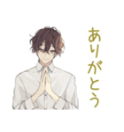 ゆるシャツ男子のミニマリスト生活（個別スタンプ：3）