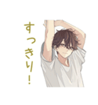 ゆるシャツ男子のミニマリスト生活（個別スタンプ：12）