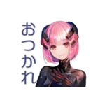 ポンコツロボ娘の業務報告★敬語（個別スタンプ：2）