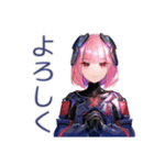 ポンコツロボ娘の業務報告★敬語（個別スタンプ：3）