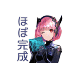 ポンコツロボ娘の業務報告★敬語（個別スタンプ：16）