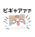 毎日五月病なねこたち 3D風！でか文字（個別スタンプ：26）