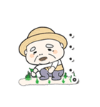 サンサン太陽！夏だよおじいさん（個別スタンプ：37）