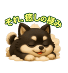 『相手を褒めたいときに』3D黒ポメ（個別スタンプ：22）