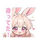 キュートバニーガールスタンプ（個別スタンプ：16）