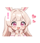 キュートバニーガールスタンプ（個別スタンプ：27）
