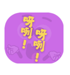 ポピュラートーク（マゼンタ）（個別スタンプ：21）