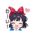 お嬢様な女の子スタンプ（個別スタンプ：9）