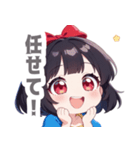 お嬢様な女の子スタンプ（個別スタンプ：34）
