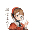 聴くクラシカルレディ★音楽時間（個別スタンプ：2）