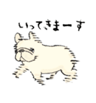 鼻ぺちゃ犬の使いやすいスタンプ（個別スタンプ：36）