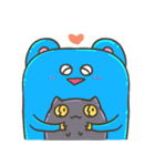 【Vol.1】くまぺん＆にゃらむ ドタバタ日常（個別スタンプ：3）