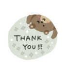 毎日使える癒し動物♡水彩風♡ほぼ敬語（個別スタンプ：20）