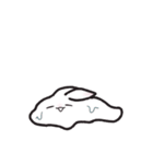 しろうさちゃんの日常スタンプ2（個別スタンプ：2）