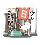 街角キャット（丁寧）（個別スタンプ：18）