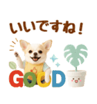 飛び出す癒しチワワのラフな敬語（個別スタンプ：17）