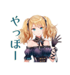 宇宙語る★金髪ゴスロリツインテ女子（個別スタンプ：2）