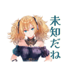 宇宙語る★金髪ゴスロリツインテ女子（個別スタンプ：6）