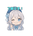 くらげ姫くららのゆらゆらスタンプ（個別スタンプ：7）