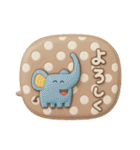 3Dシンプルメッセージ（個別スタンプ：10）