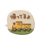 3Dシンプルメッセージ（個別スタンプ：40）