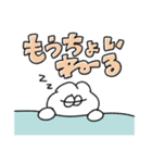 めんどくさがりの無気力動物（うさぎ）（個別スタンプ：13）