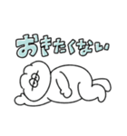 めんどくさがりの無気力動物（うさぎ）（個別スタンプ：29）