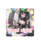 擬人化シリーズですが？黒曜石様ver.（個別スタンプ：3）