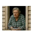 シュールでクセ強な映画のワンシーン（個別スタンプ：29）