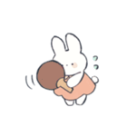 夏のゆるにんじんとうさぎのスタンプ（個別スタンプ：16）